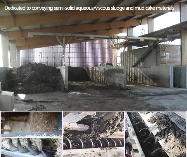 Sludge Shaftless Screw Conveyor-Optimized Equipment for Sludge Conveyor in Sewage Treatment Plants
