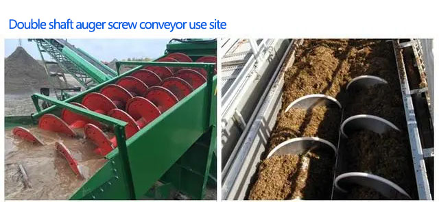 Two-axis Auger Screw Conveyor
