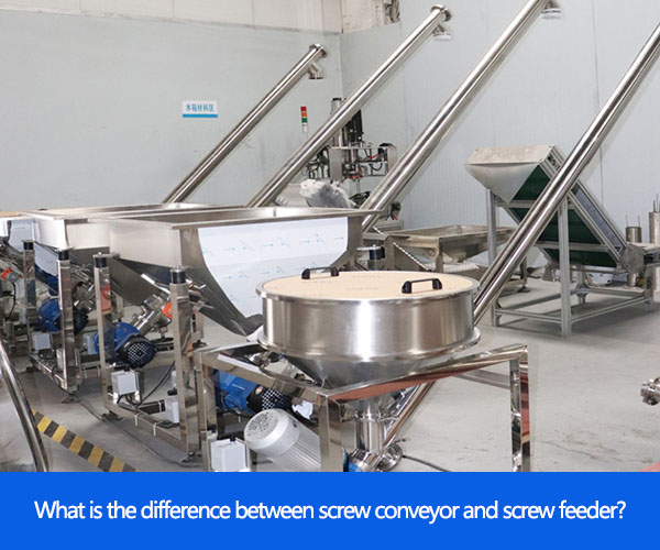 difference between screw conveyor and screw feeder
