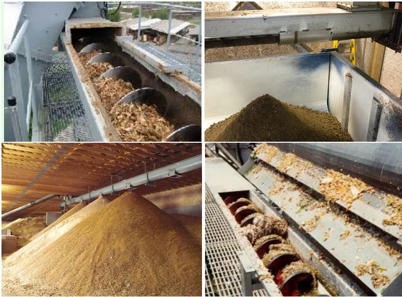 Screw Feeder-4 tons of sawdust per hour