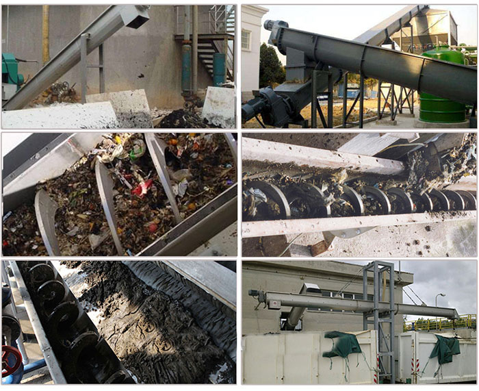 Sludge Screw Conveyor Usage Site