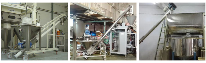 Mobile Screw Conveyor Application