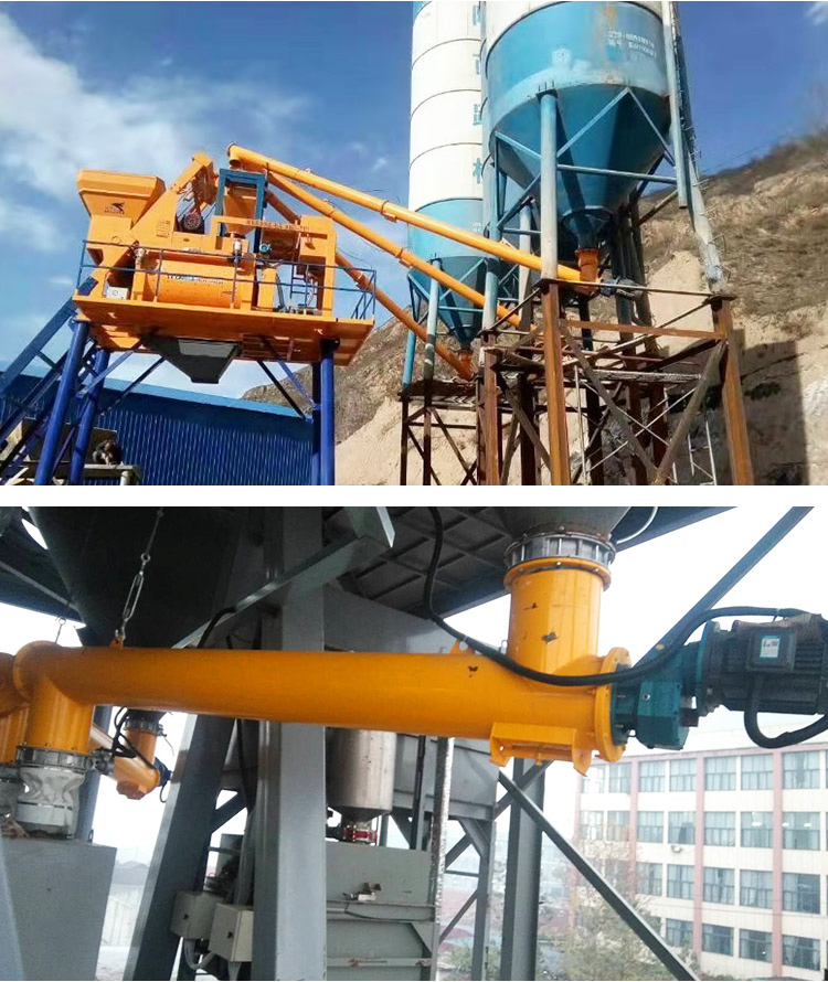 Tubular Screw Conveyor conveys cement