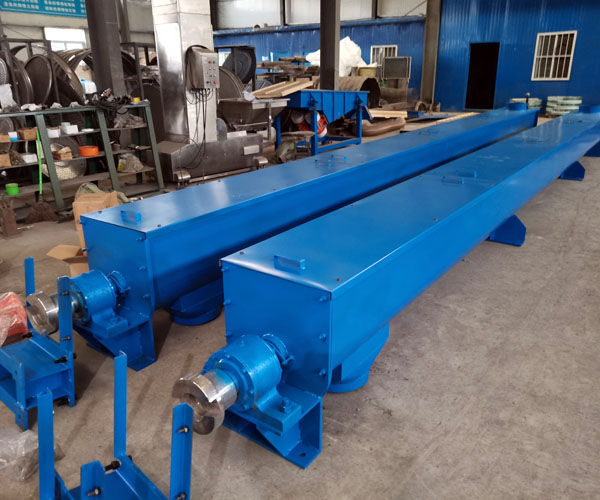 U-Shaped Screw Conveyor Model and Parameters
