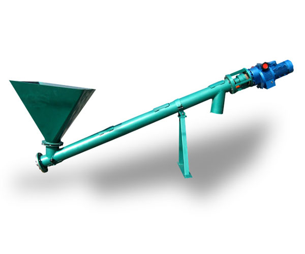 Large inclination screw conveyor model