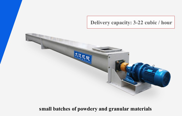 What is a small auger feeder? 
