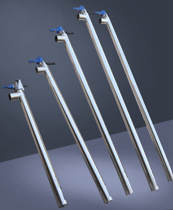 Stainless steel grain suction machine for chemical pellets